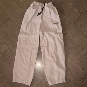 Savage X Fenty Cream Track Pants Relaxed Fit